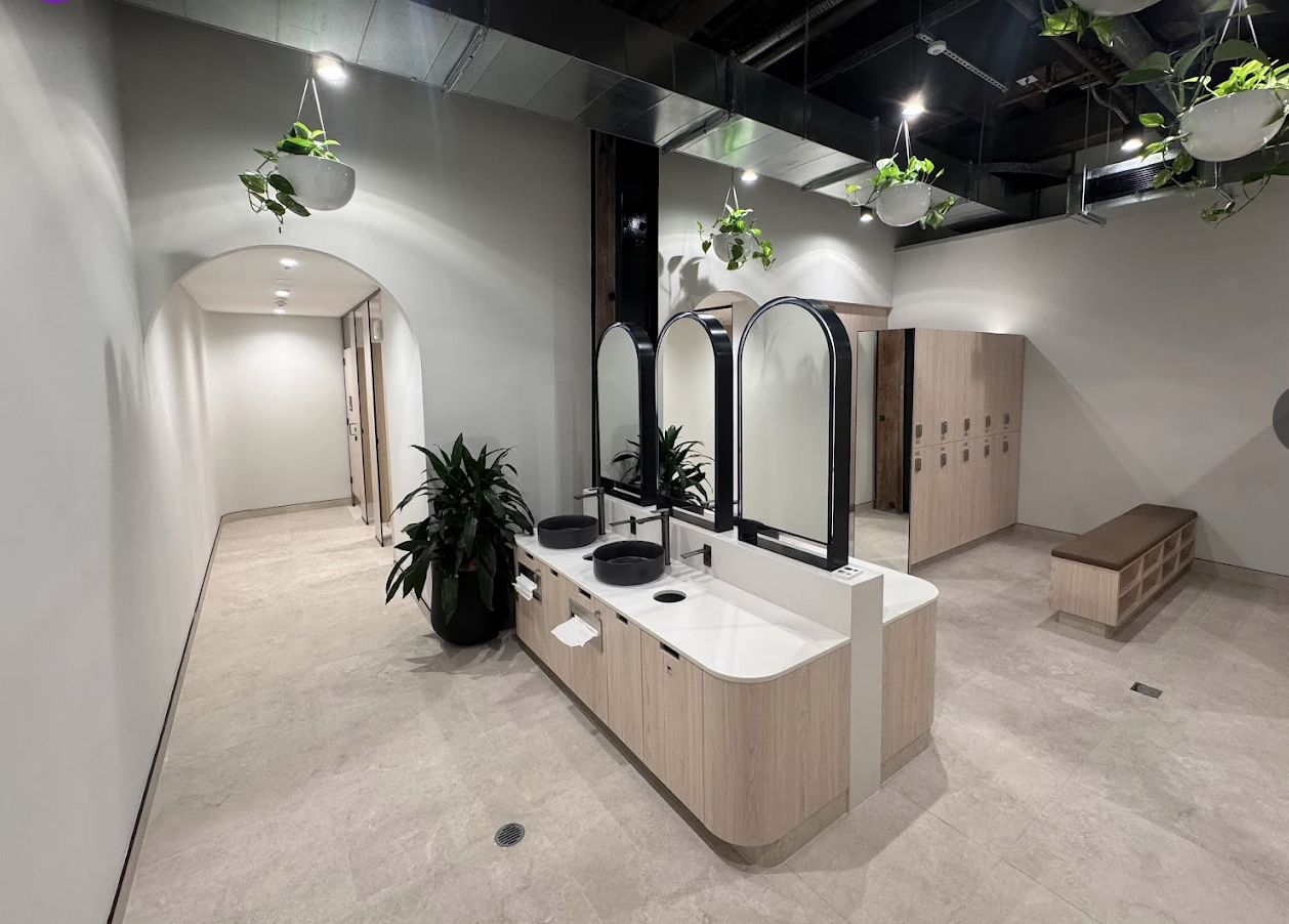 Commercial bathroom fit-out